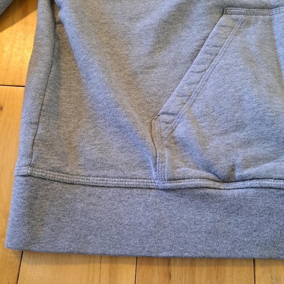 VGUC! L.L. Bean Katahdin Iron Works Quarter Zip Sweatshirt Gray Heather - Picture 9 of 16